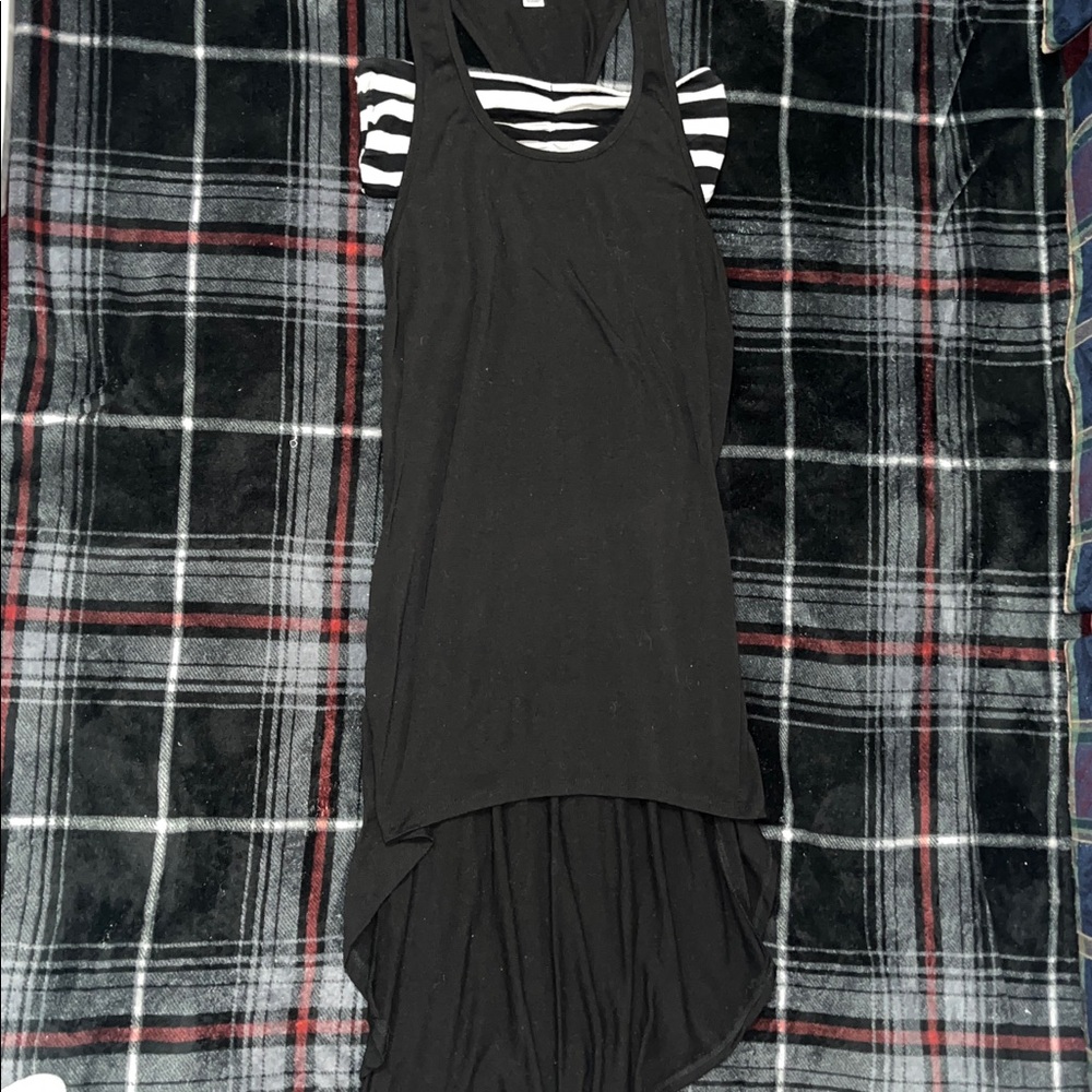 Black High Low Dress